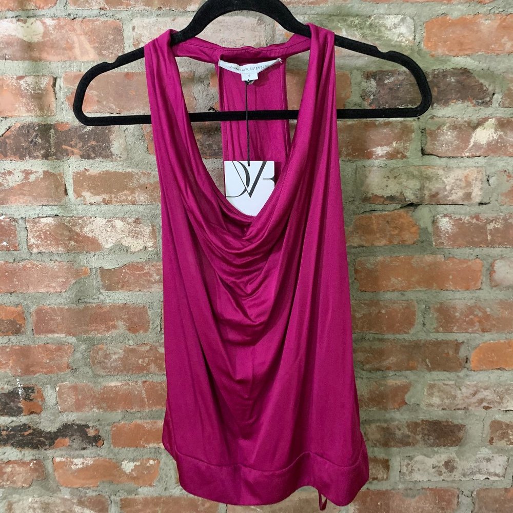 Diane von Furstenberg Ines Cowl-Neck Top